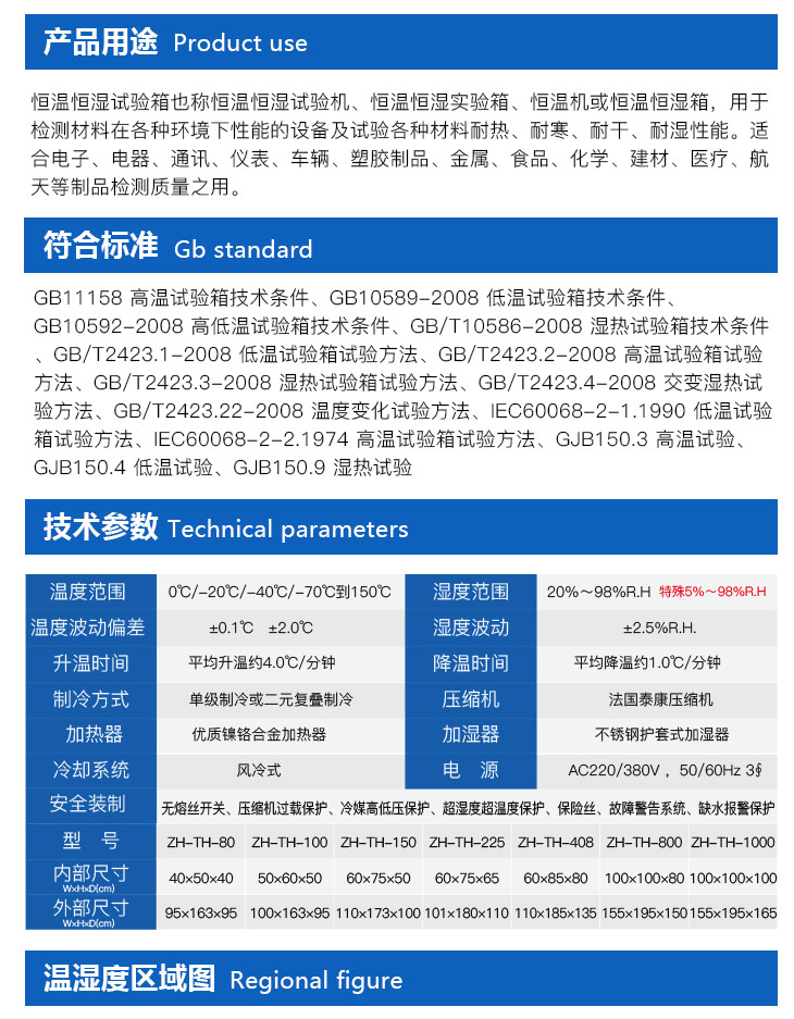 恒溫恒濕試驗(yàn)箱（帶操作手型）用途介紹